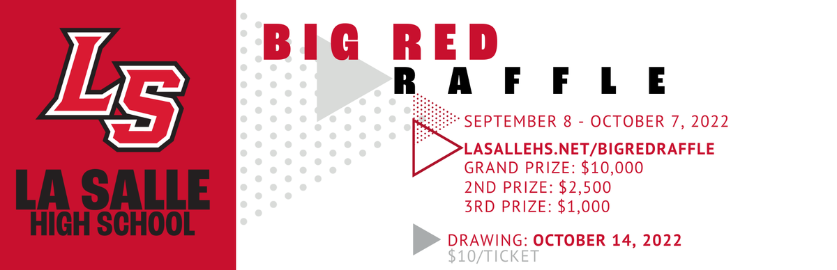 Big Red Raffle Banner